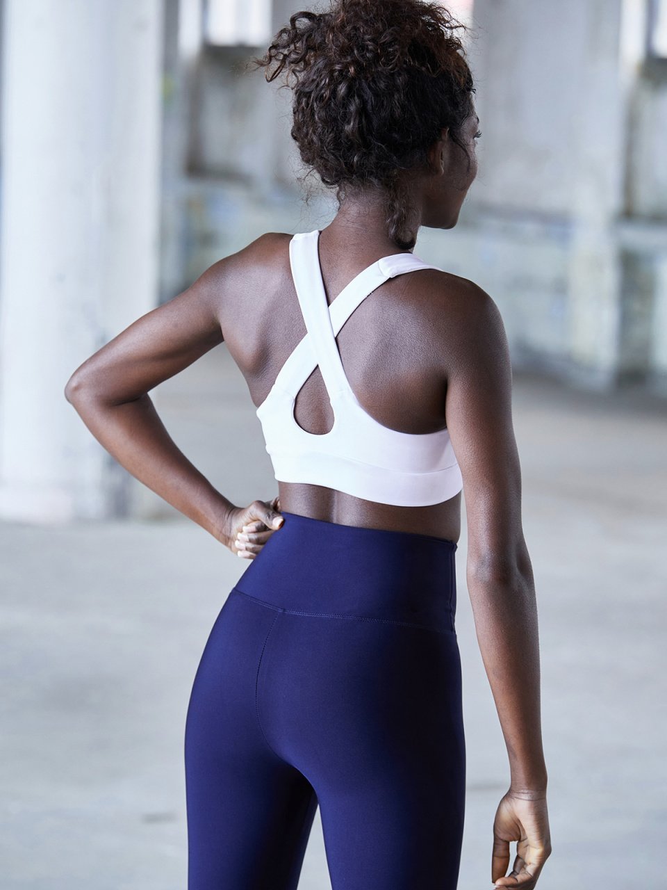 Fermuarlı Tayt Lacivert Renk 1050