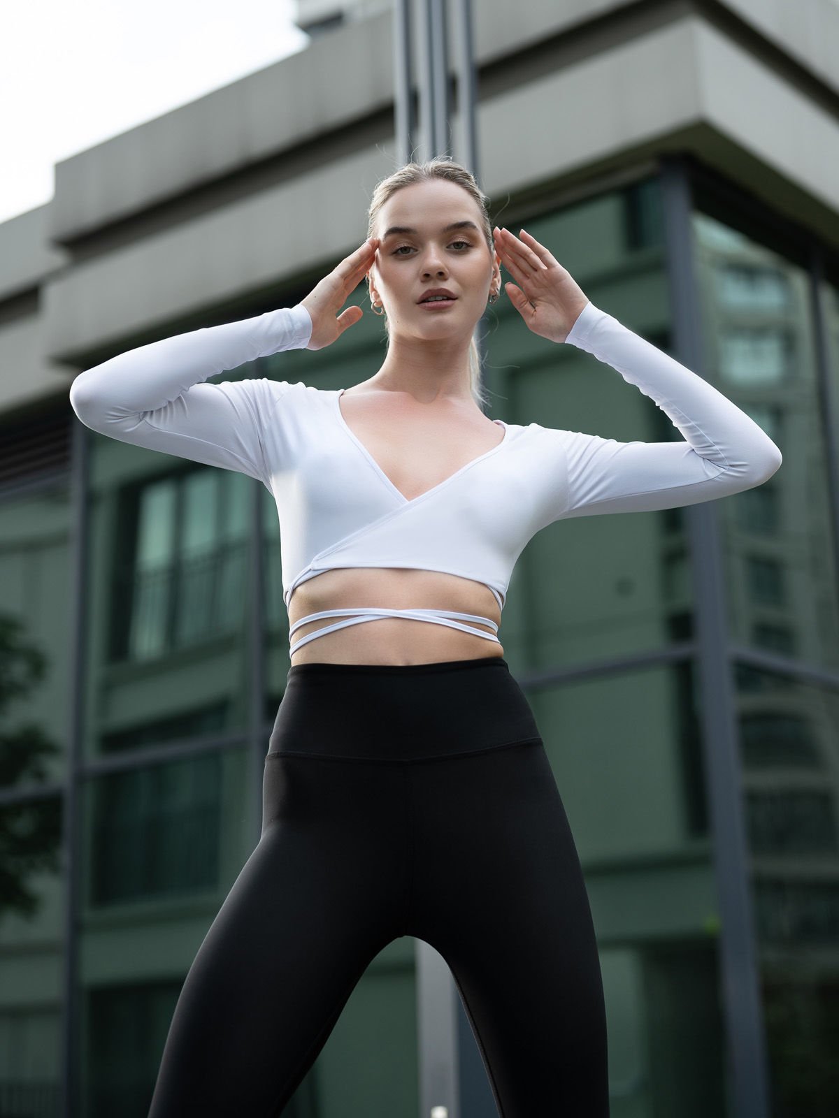 İp Detaylı Beyaz Tshirt 066