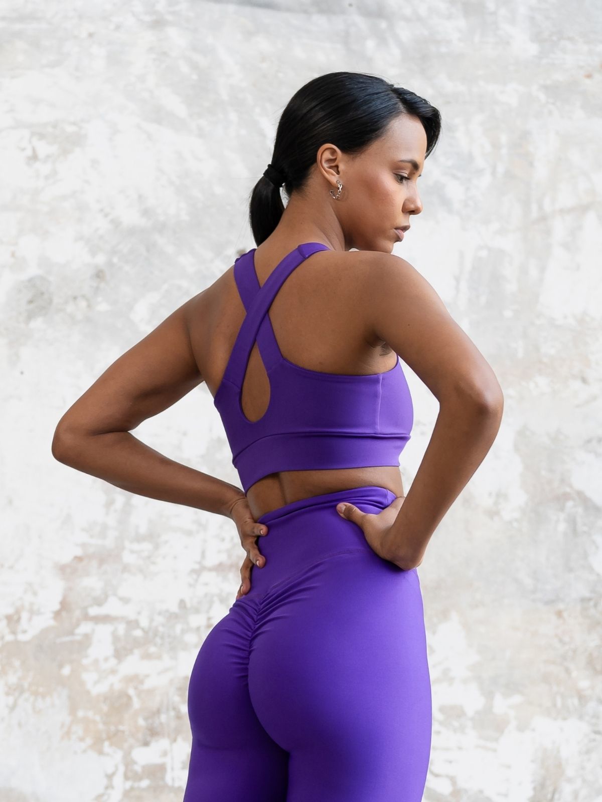 Tek Çapraz Spor Busiyer Mor Renk 393