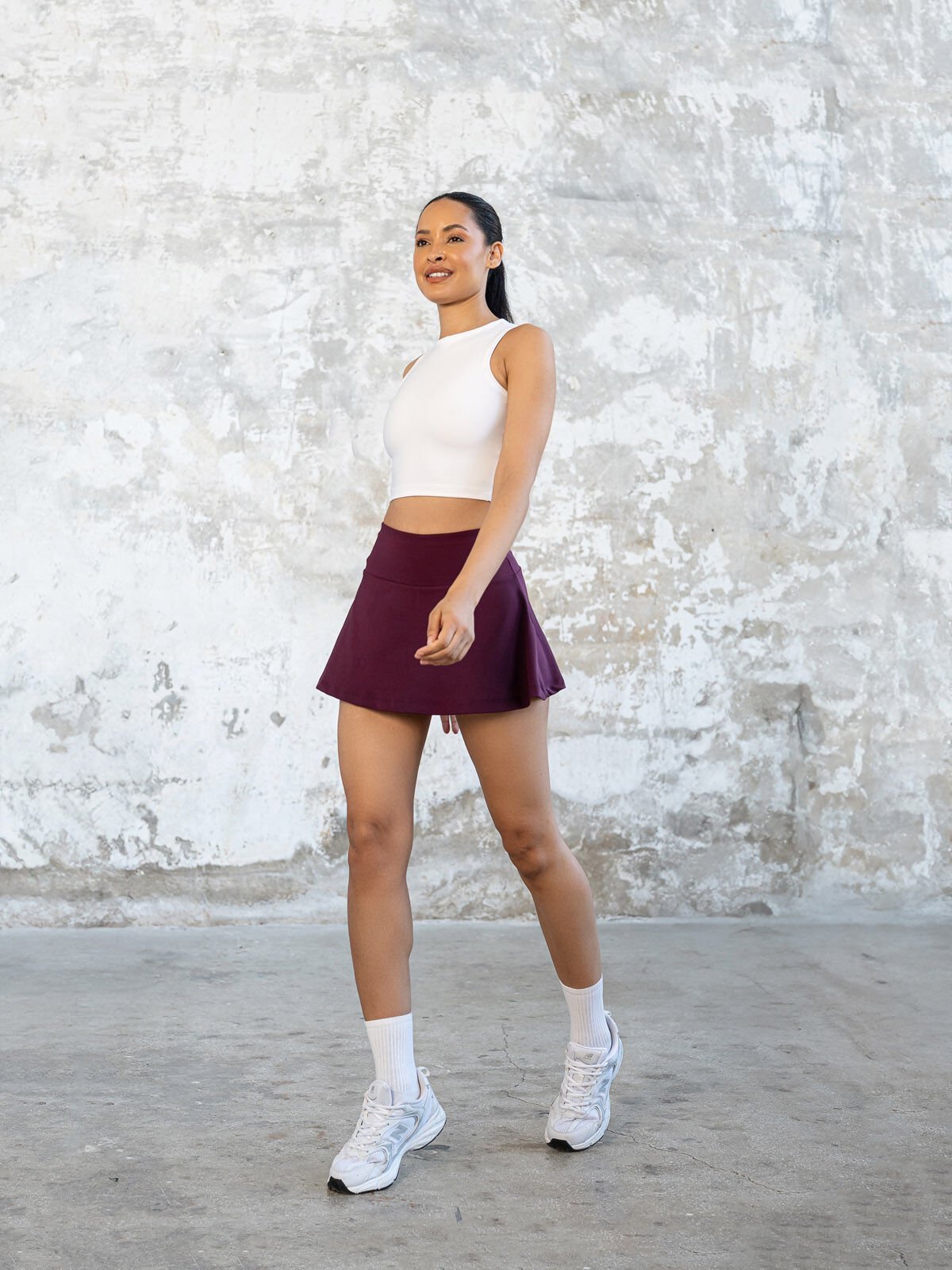 Tenıs Eteği Mürdüm Rengi 489