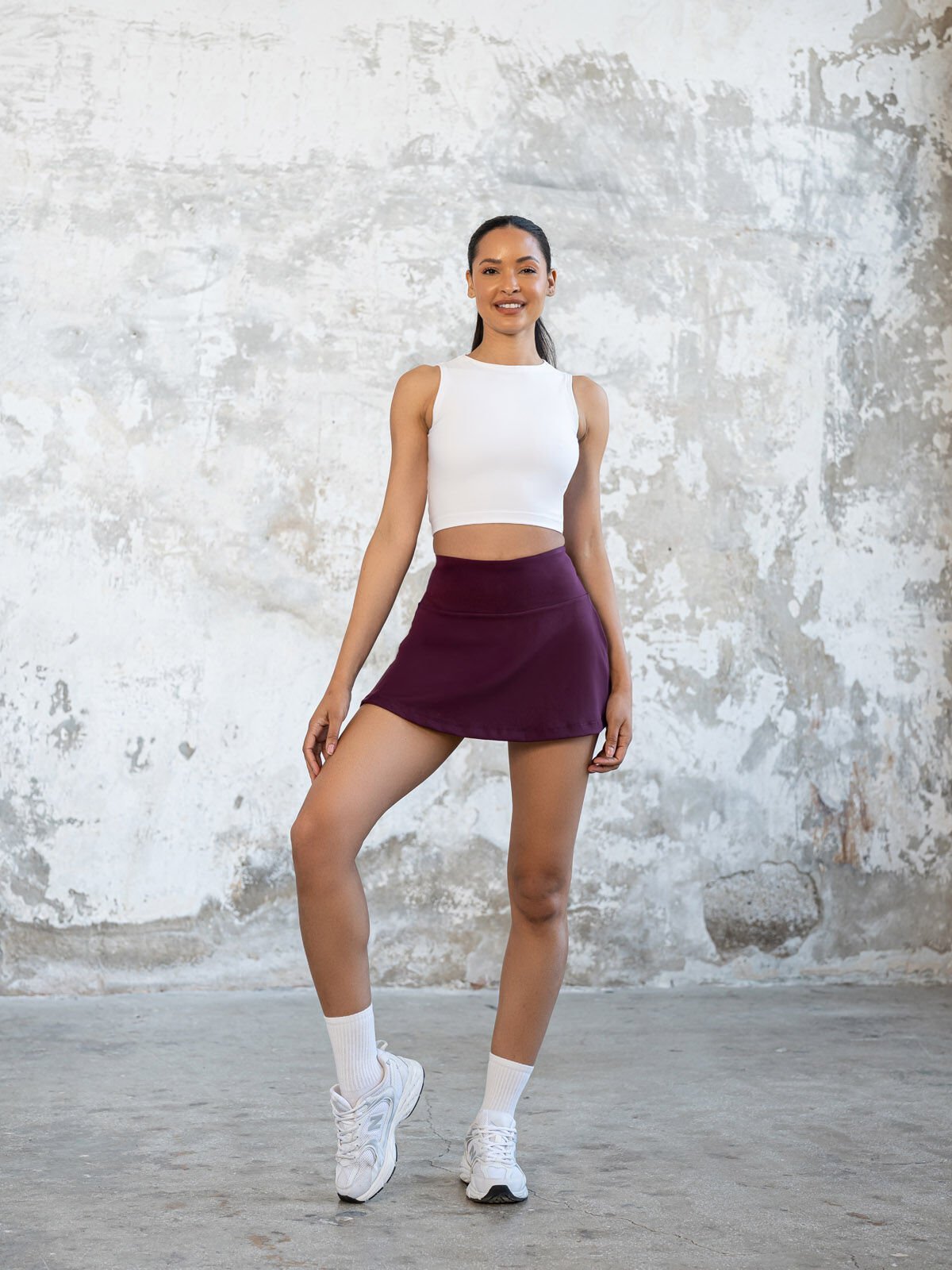 Tenıs Eteği Mürdüm Rengi 489