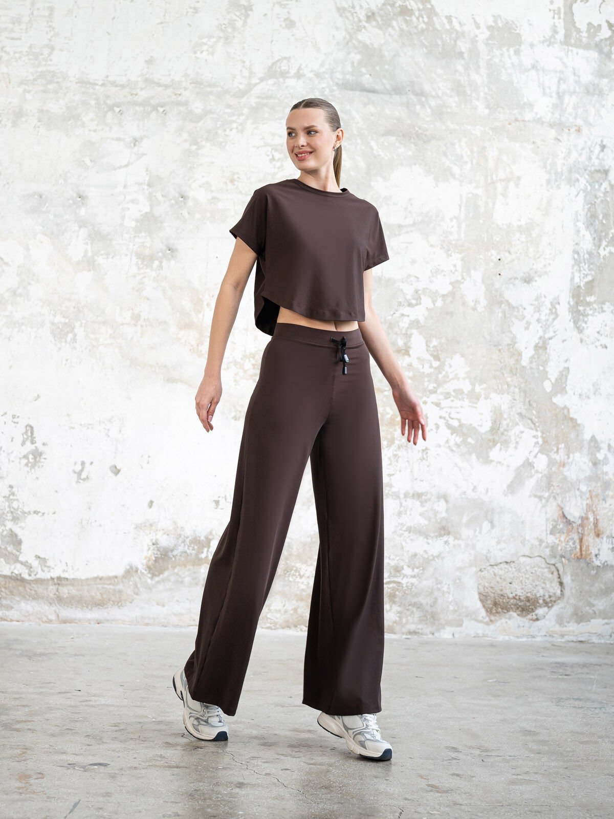 Yoga Tshirt Kahverengi 044