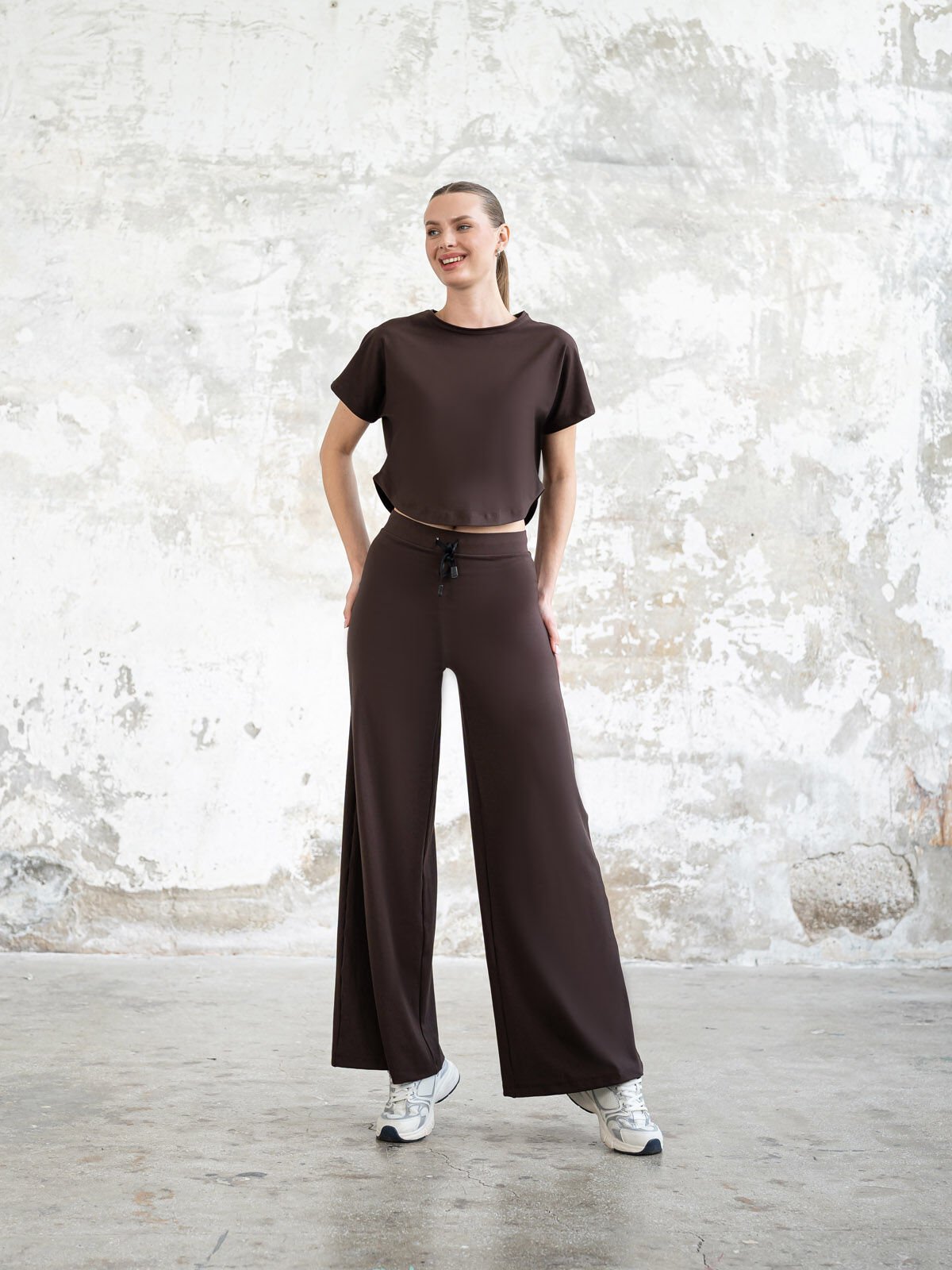 Yoga Tshirt Kahverengi 044