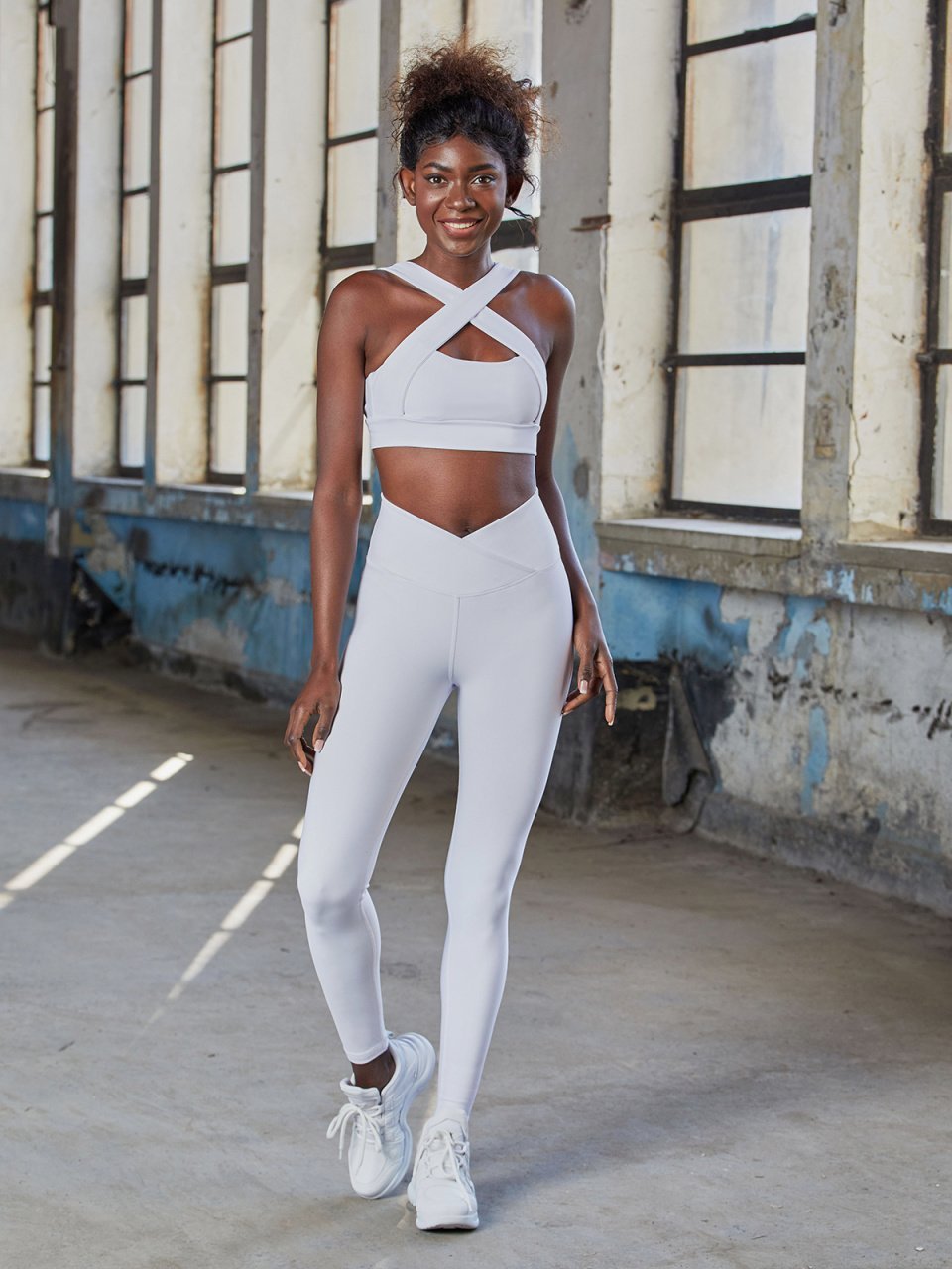 Ve Bel Tayt Beyaz Renk 1085