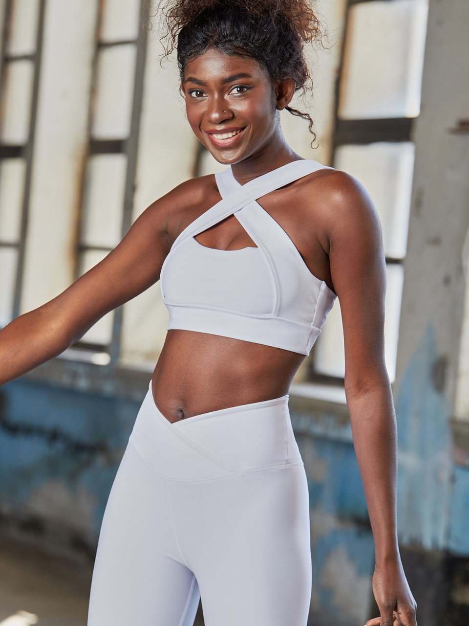 Ve Bel Tayt Beyaz Renk 1085