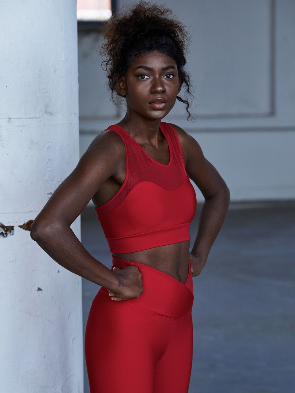 Ve Bel Tayt Kırmızı Renk 1086