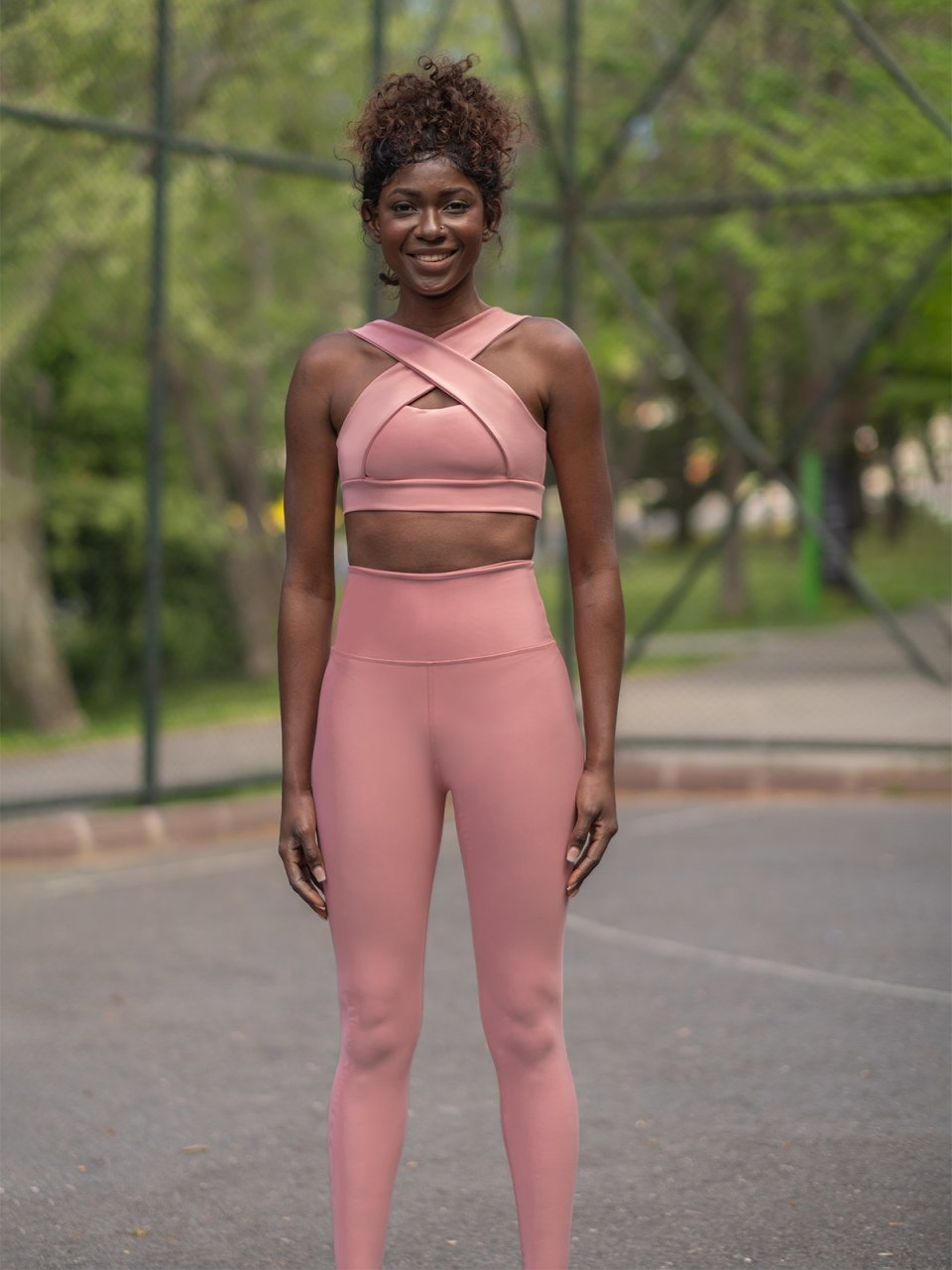 Ekstra Yüksel Bel Rose Rengi 1094