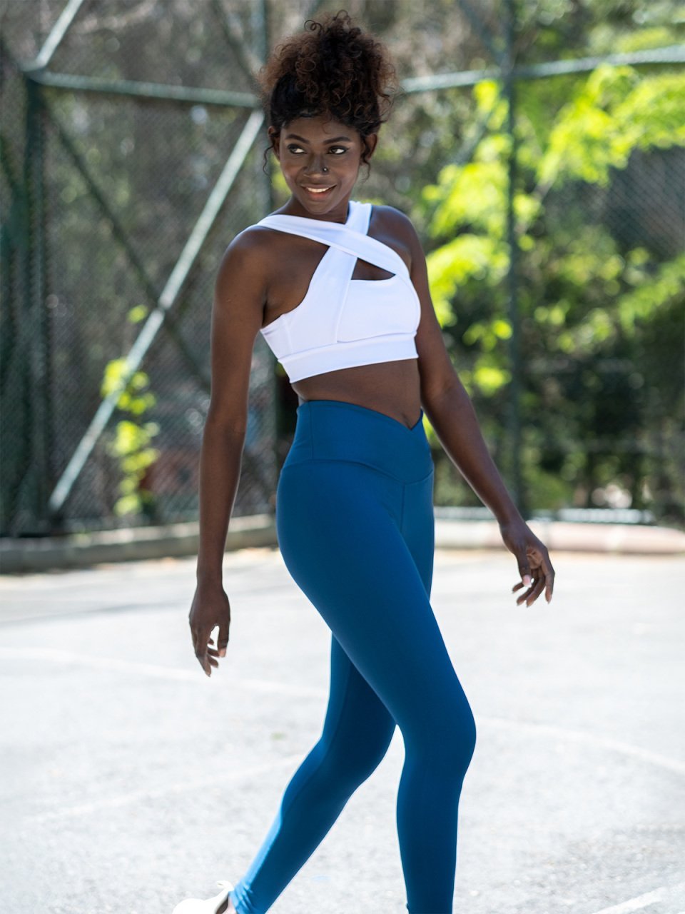 Ve Bel Tayt Petrol Rengi 1096