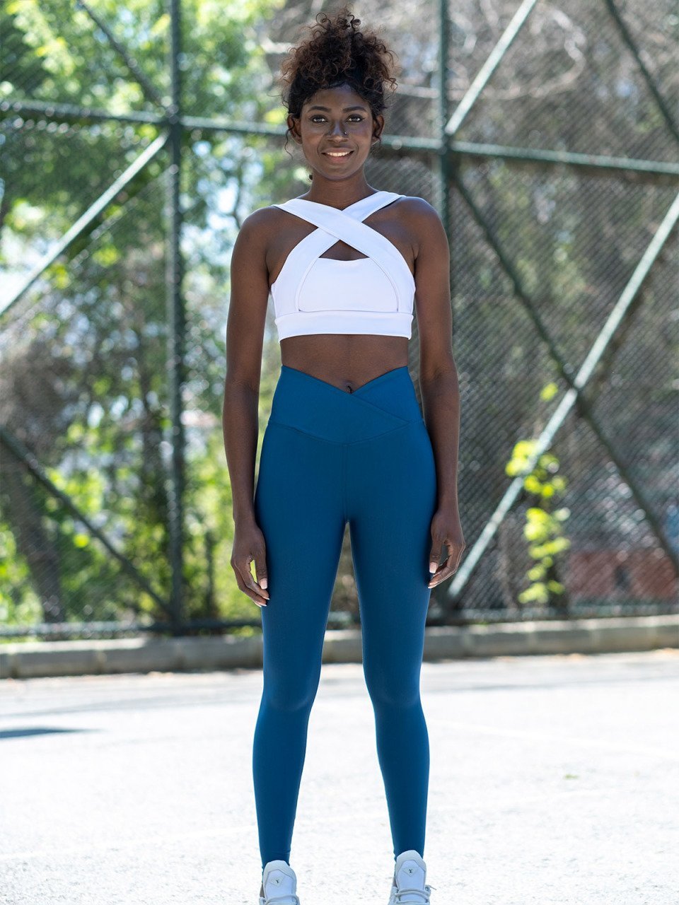 Ve Bel Tayt Petrol Rengi 1096