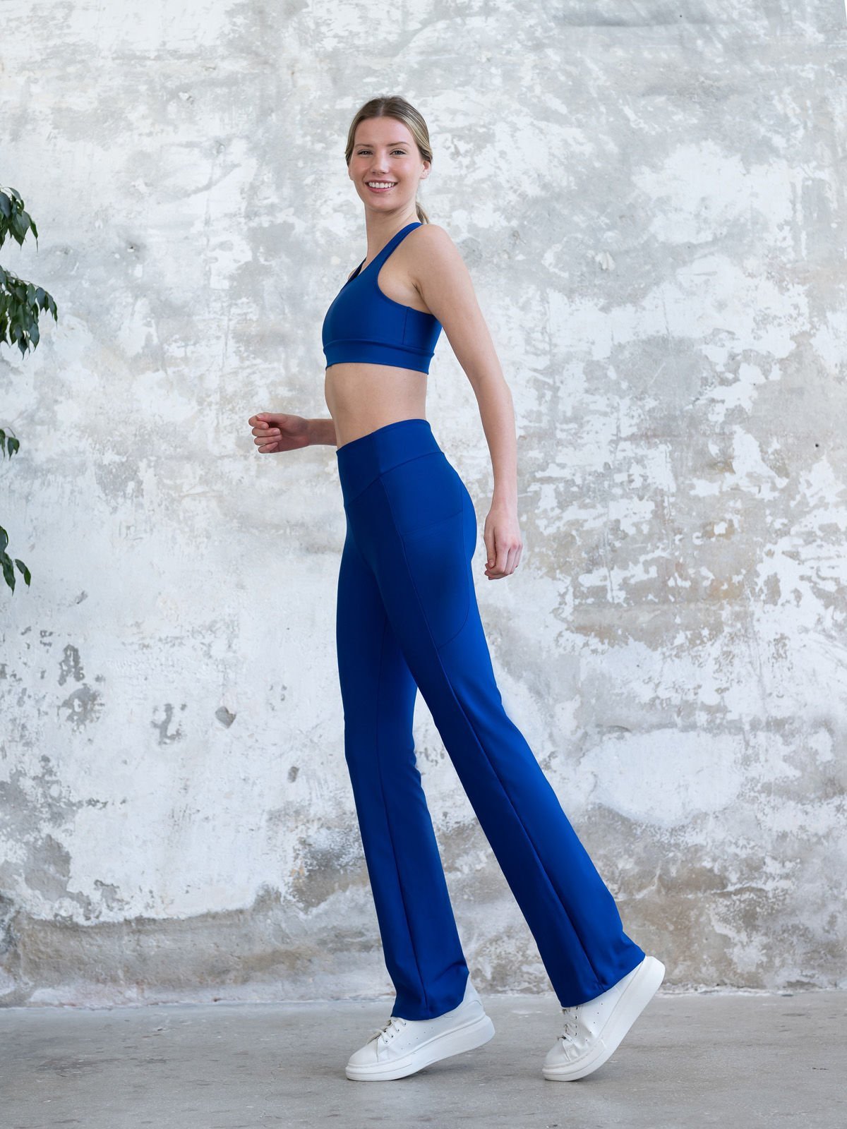 Boru Paça Yandan Cepli Tayt Saks Rengi 433