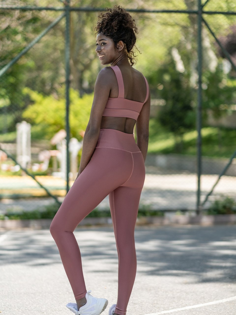 Ve Bel Tayt Koyu Rose 1100