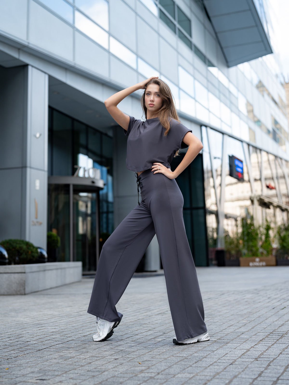 Mumbai Yoga Pantolonu  Antrasit Rengi 446