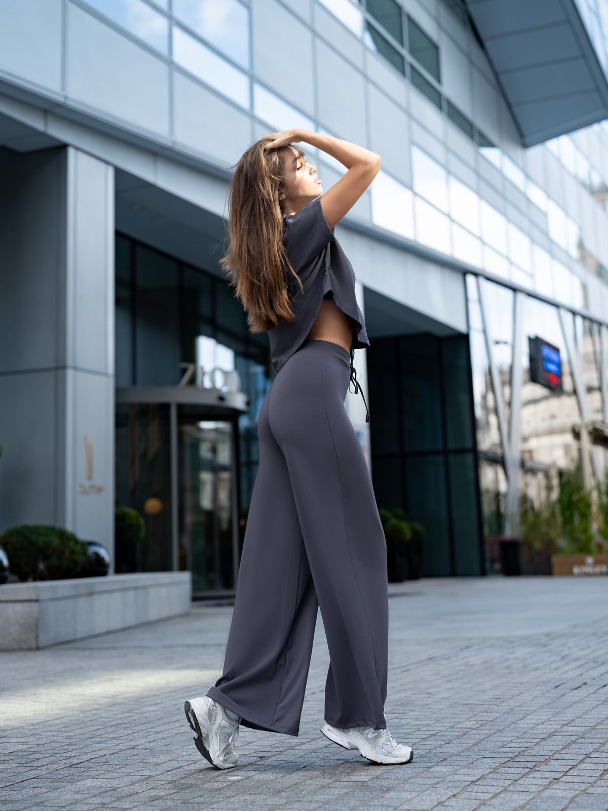 Mumbai Yoga Pantolonu  Antrasit Rengi 446