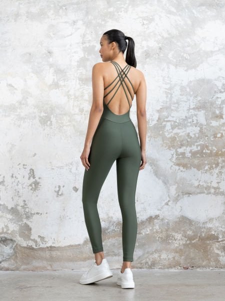 3 İpli Spor Tulum Haki Renk 2203