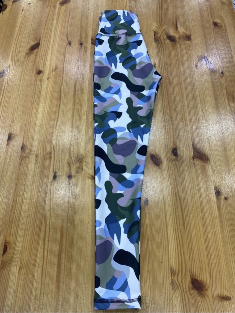 Desenli Ekstra Yüksek Bel Spor Tayt 1025