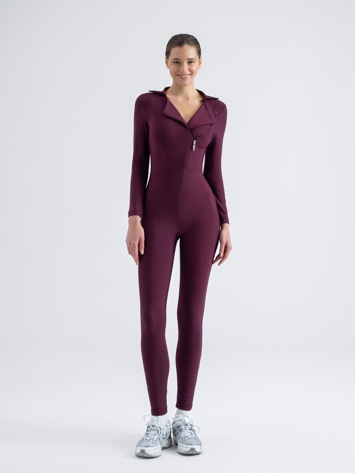 ShadowFit Spor Tulum Mürdüm Renk 2368