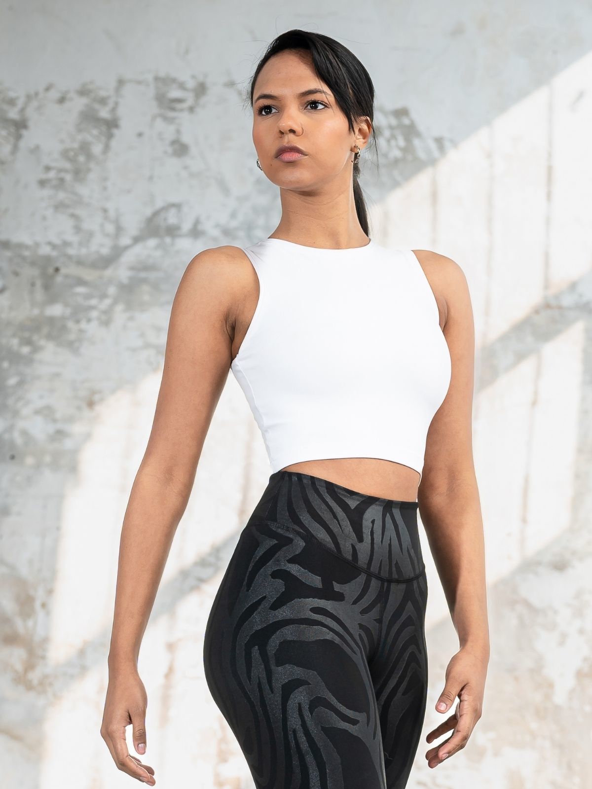 Fit Spor Bra Beyaz Renk 466