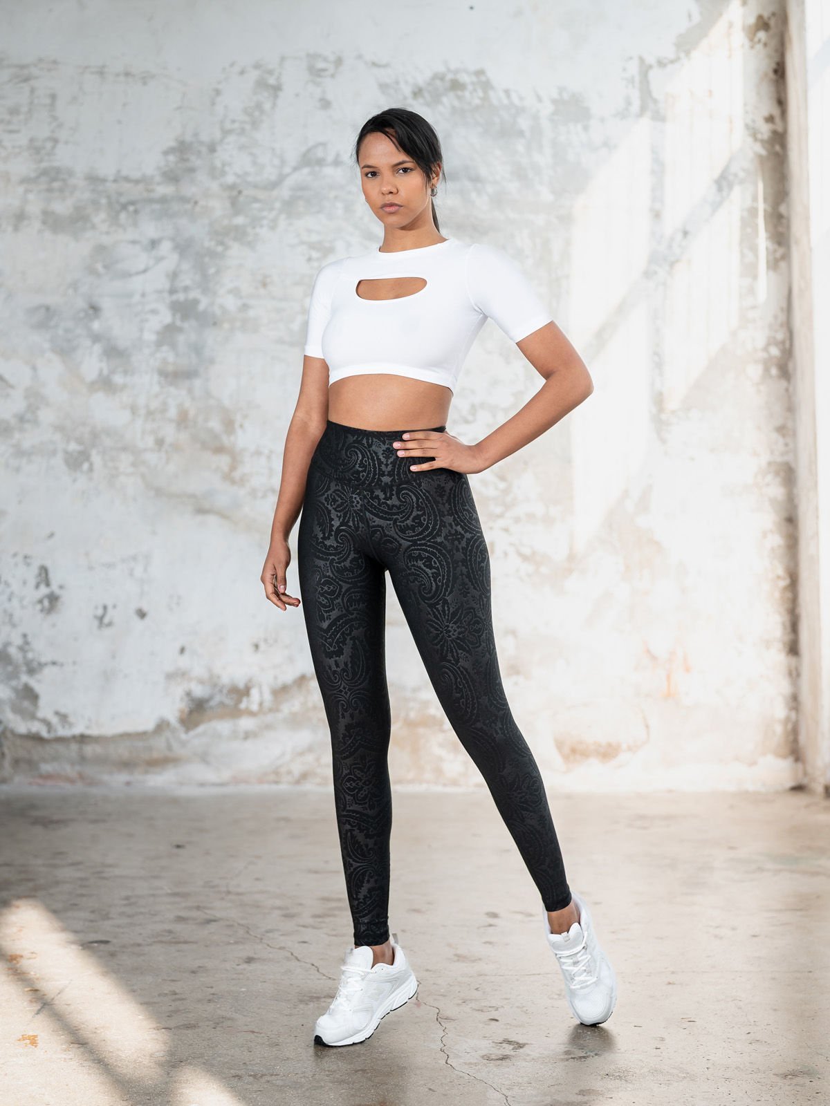 Bilboa Deri Görünümlü Tayt 467