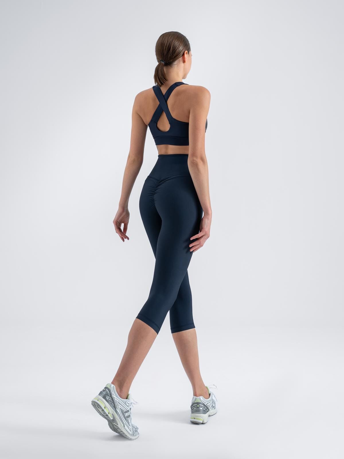 Kapri Scrunch Butt Tayt Lacivert Renk 13132