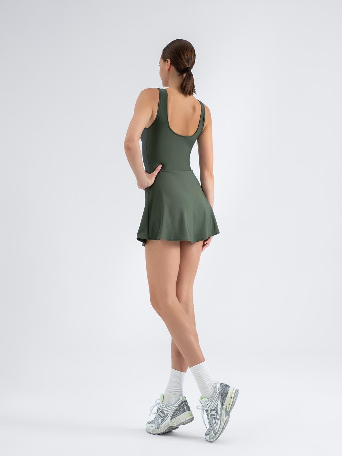 Tenis Tulumu Haki Renk 3064