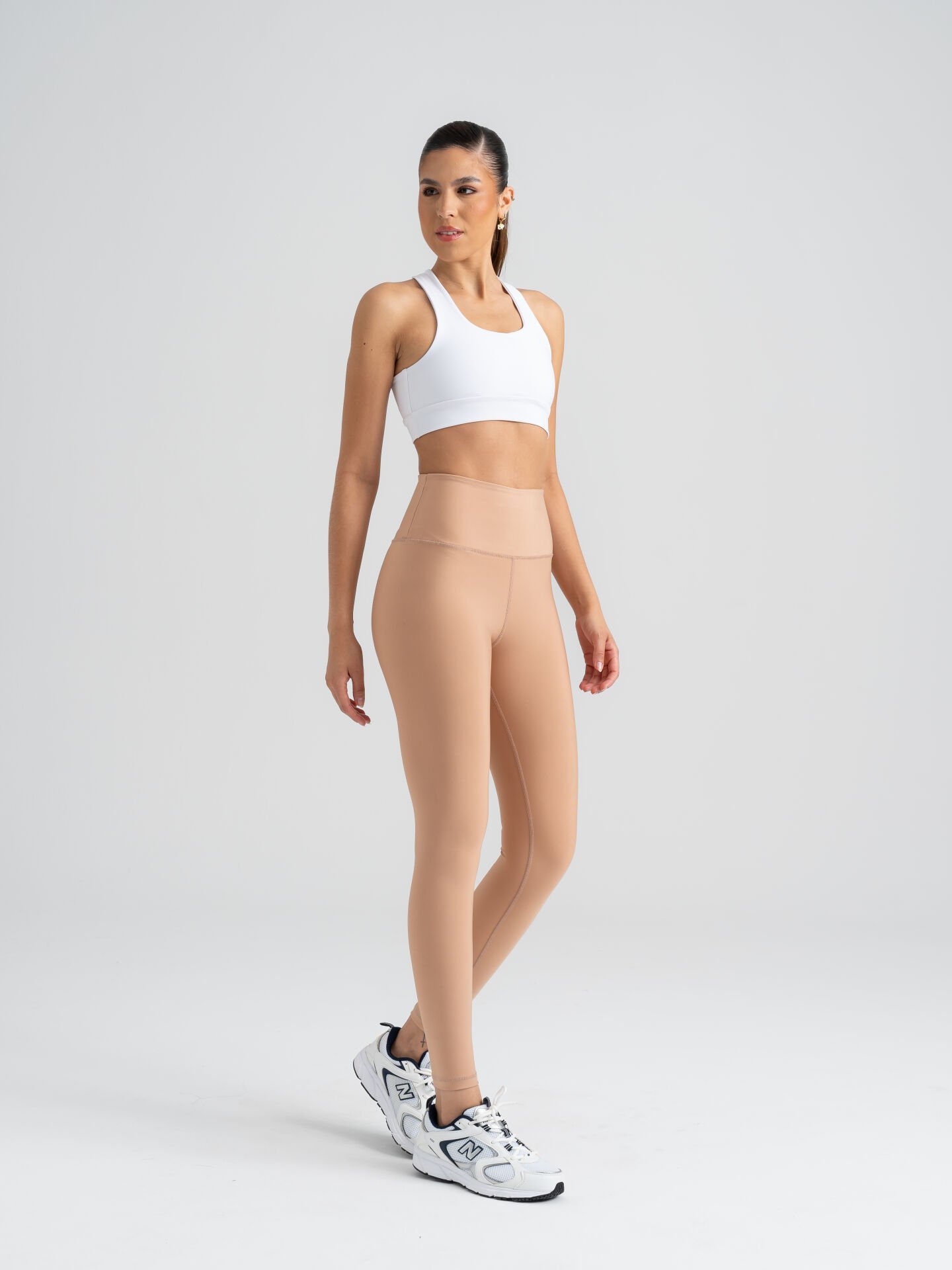 Ekstra Yüksel Bel Spor Tayt Nude (Ten) 281