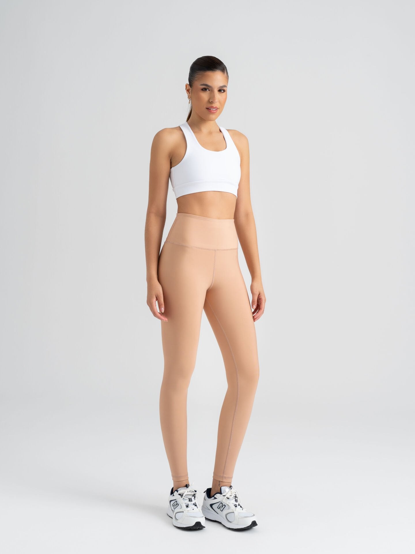 Ekstra Yüksel Bel Spor Tayt Nude (Ten) 281