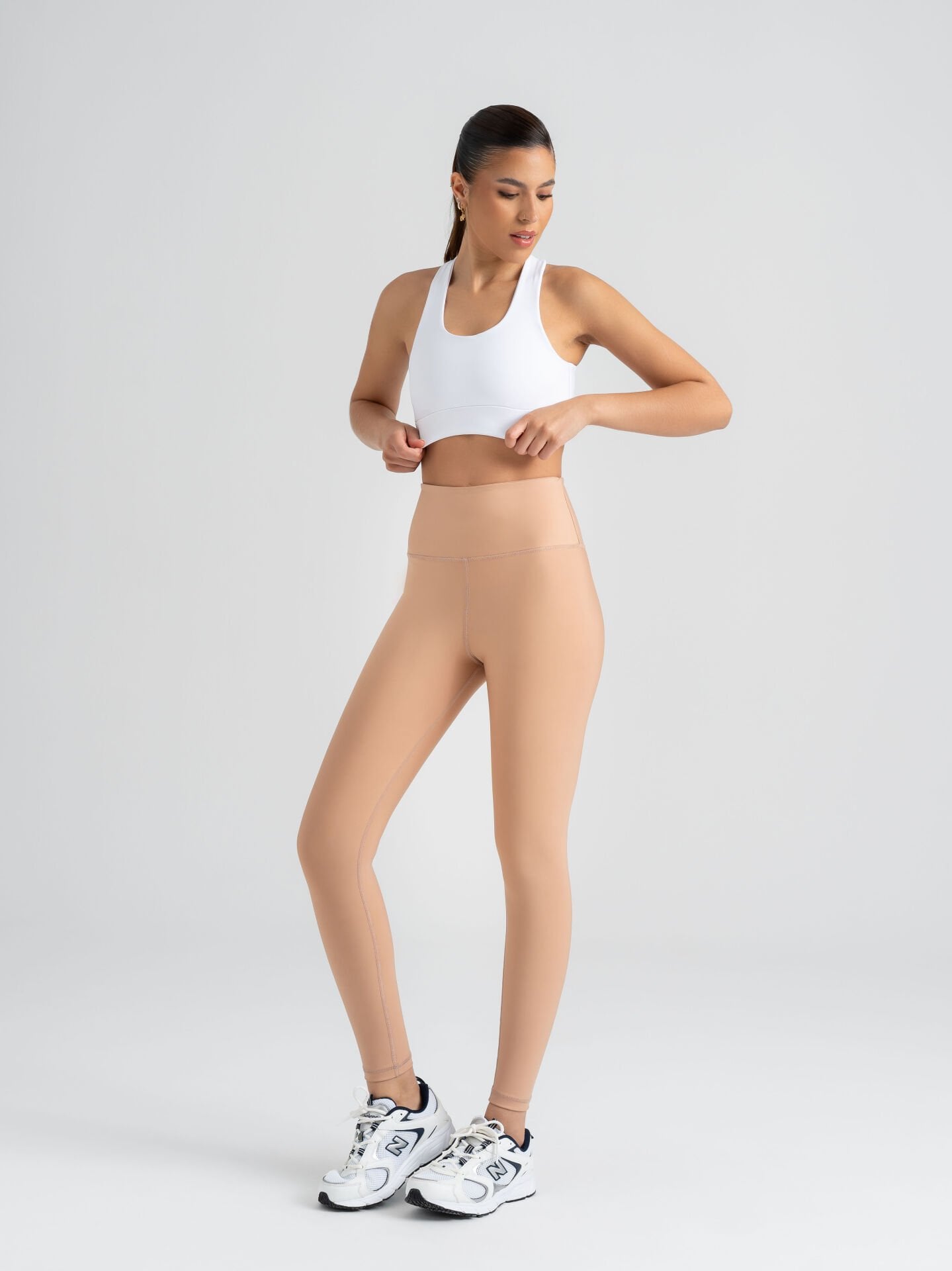 Ekstra Yüksel Bel Spor Tayt Nude (Ten) 281