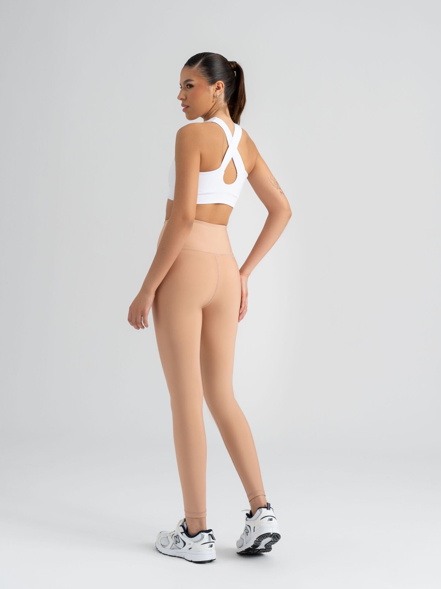 Ekstra Yüksel Bel Spor Tayt Nude (Ten) 281