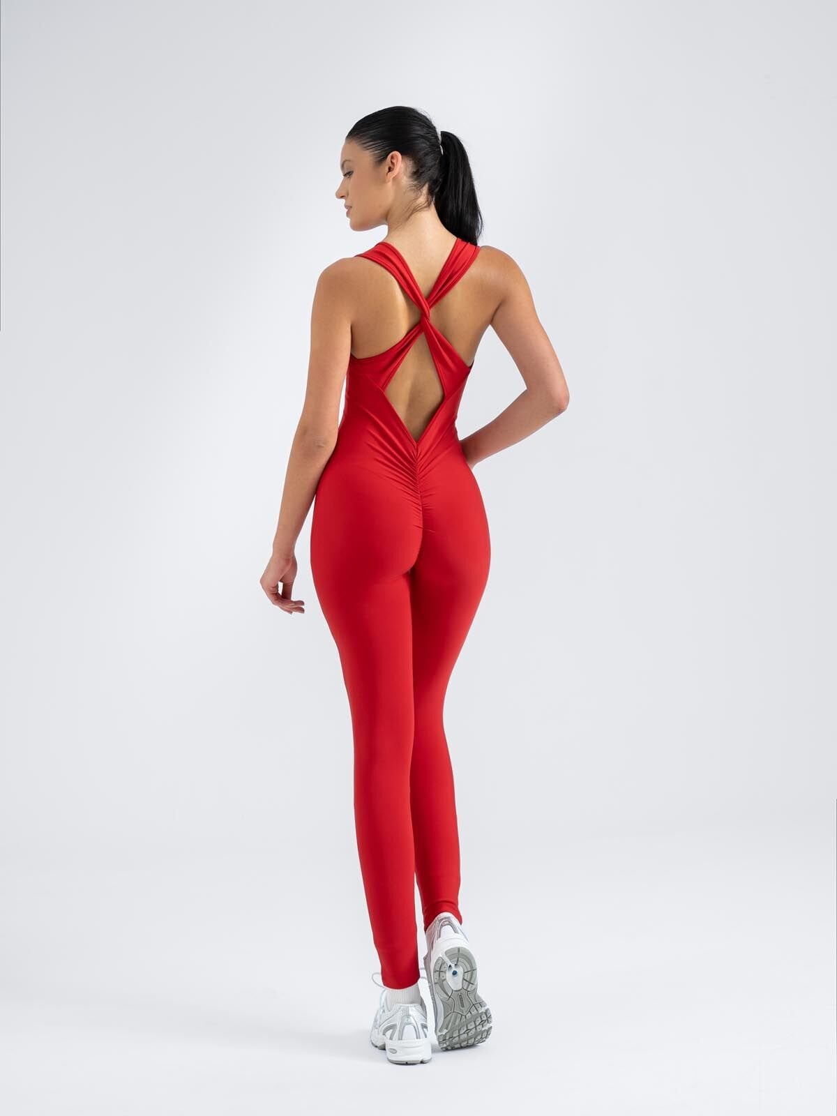 Scrunch Butt Tulum Kırmızı Renk 3606