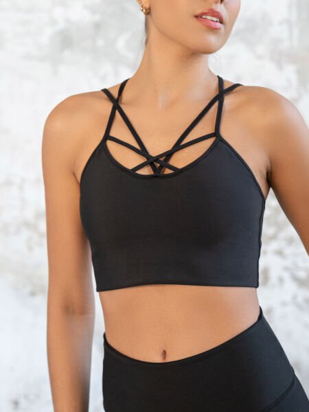 Siyah Renk Spor Bustiyer 113