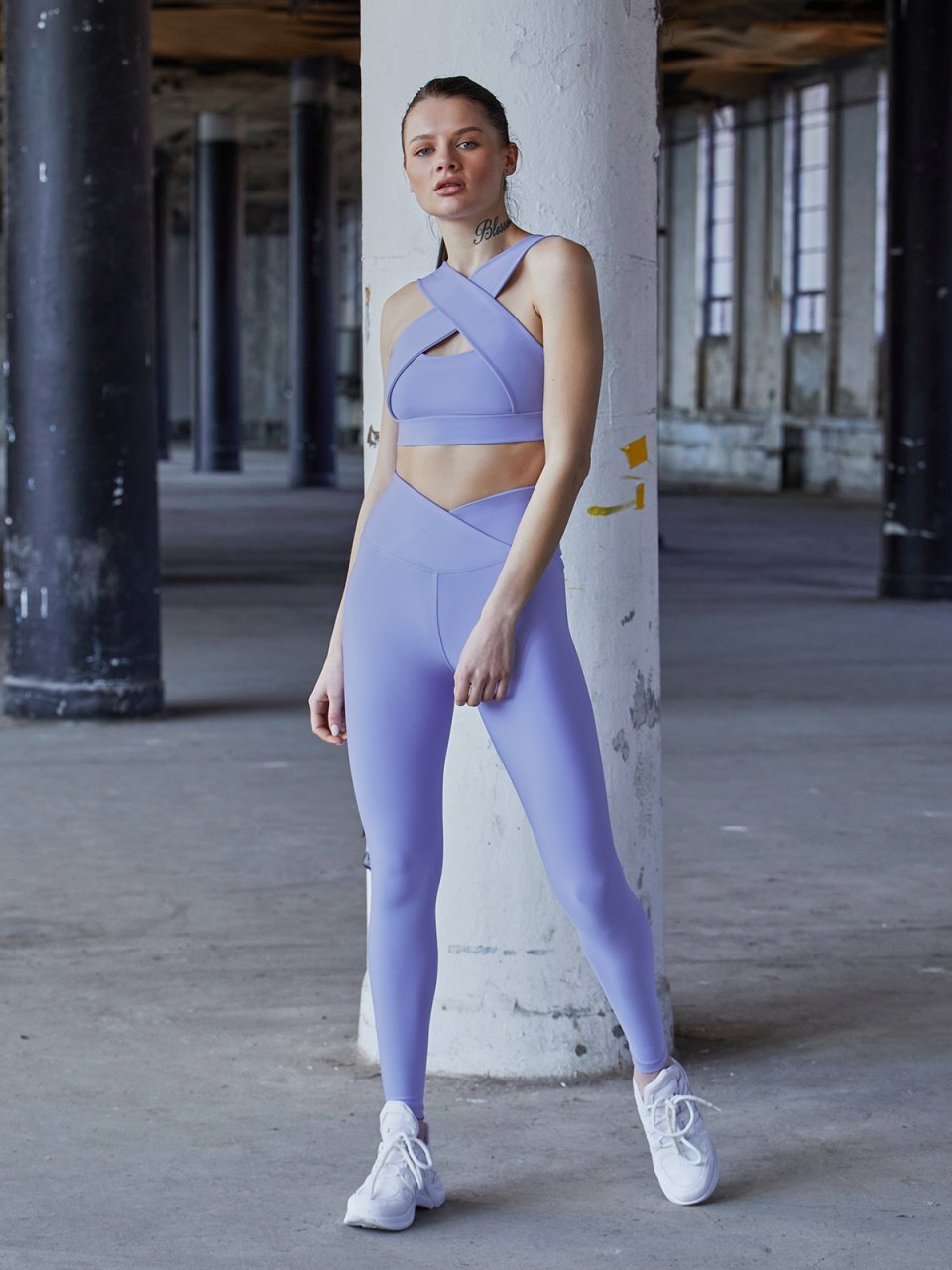 Bel Tasarım Spor Tayt Mavi Renk 1054