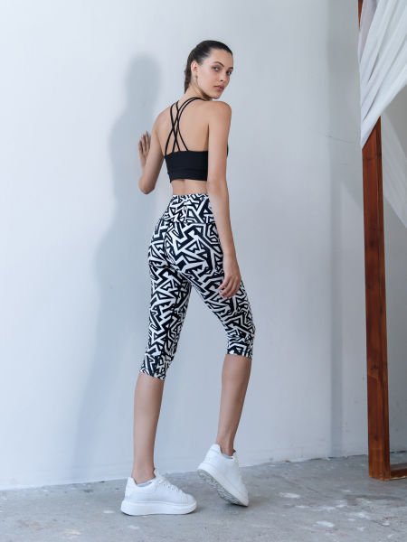 Kapri Desenli Spor Tayt 941