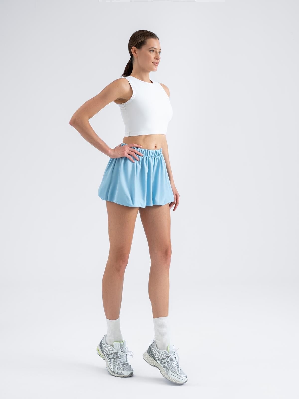 Bubble Tenis Eteği Kırmızı Renk 5104