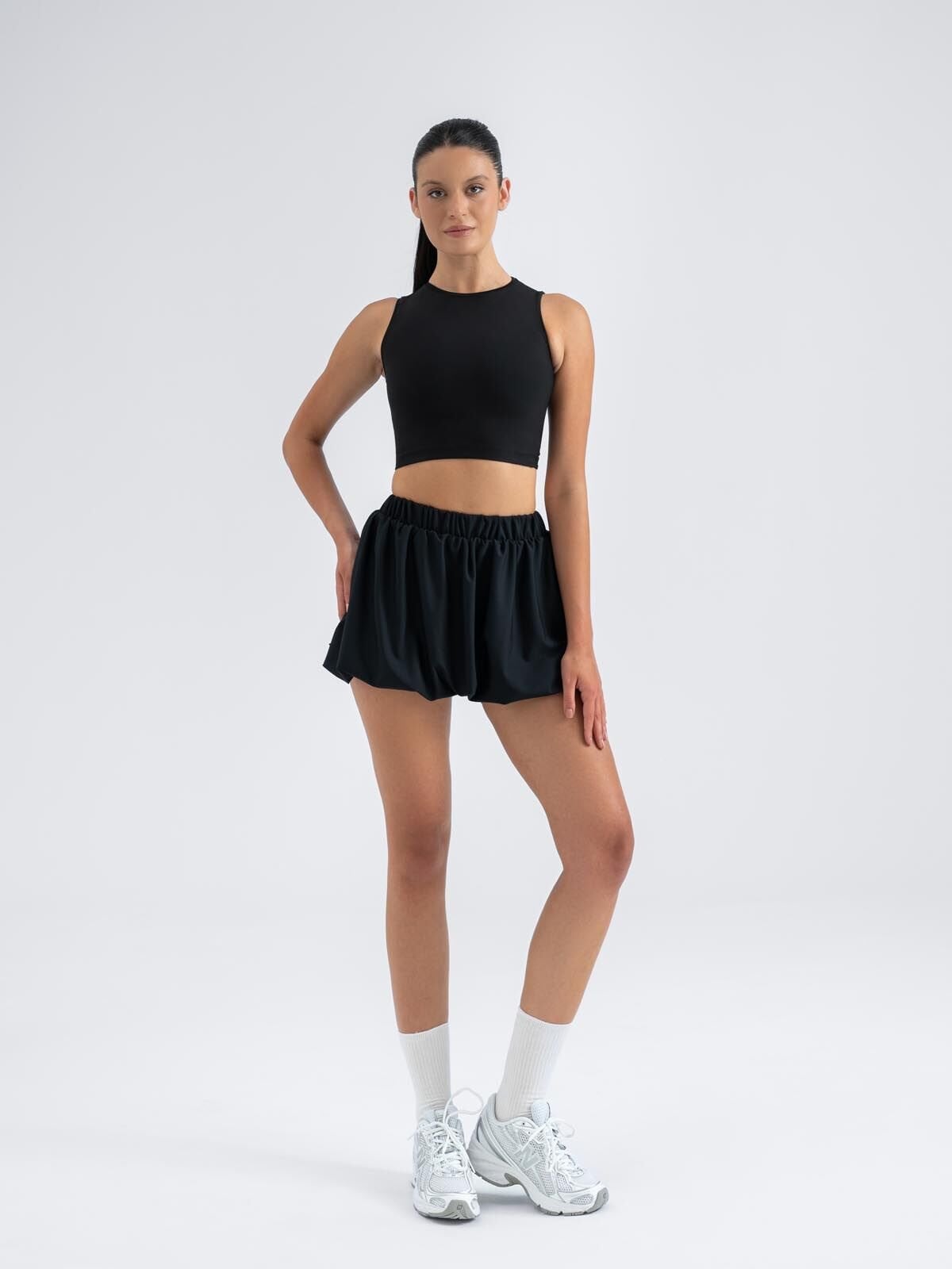Bubble Tenis Eteği Siyah Renk 5100