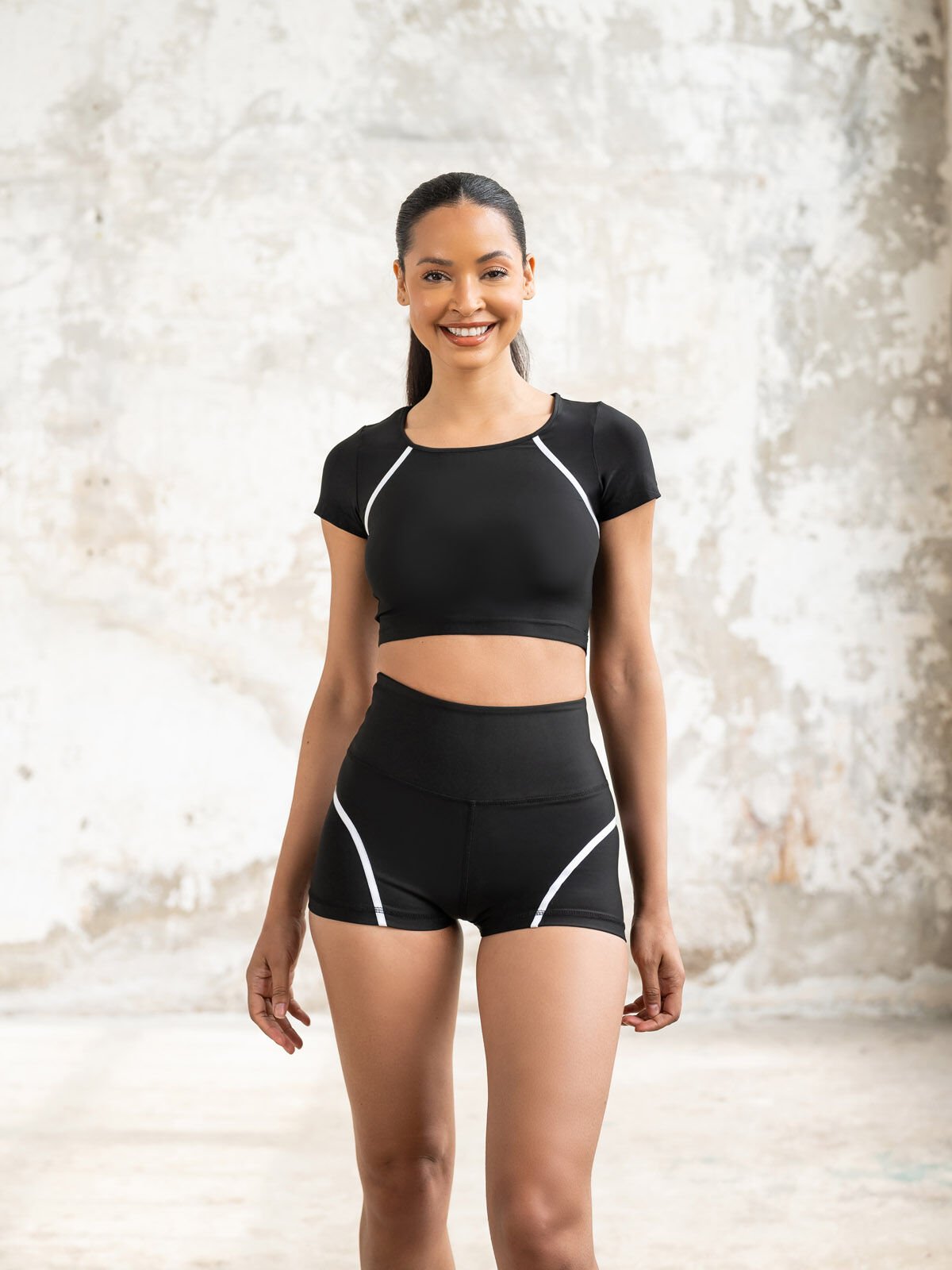 Menton Tshirt Kısa Kol Siyah Renk 078