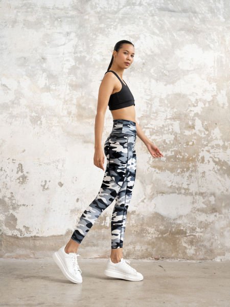 Kamuflaj Cepli Spor Tayt 847