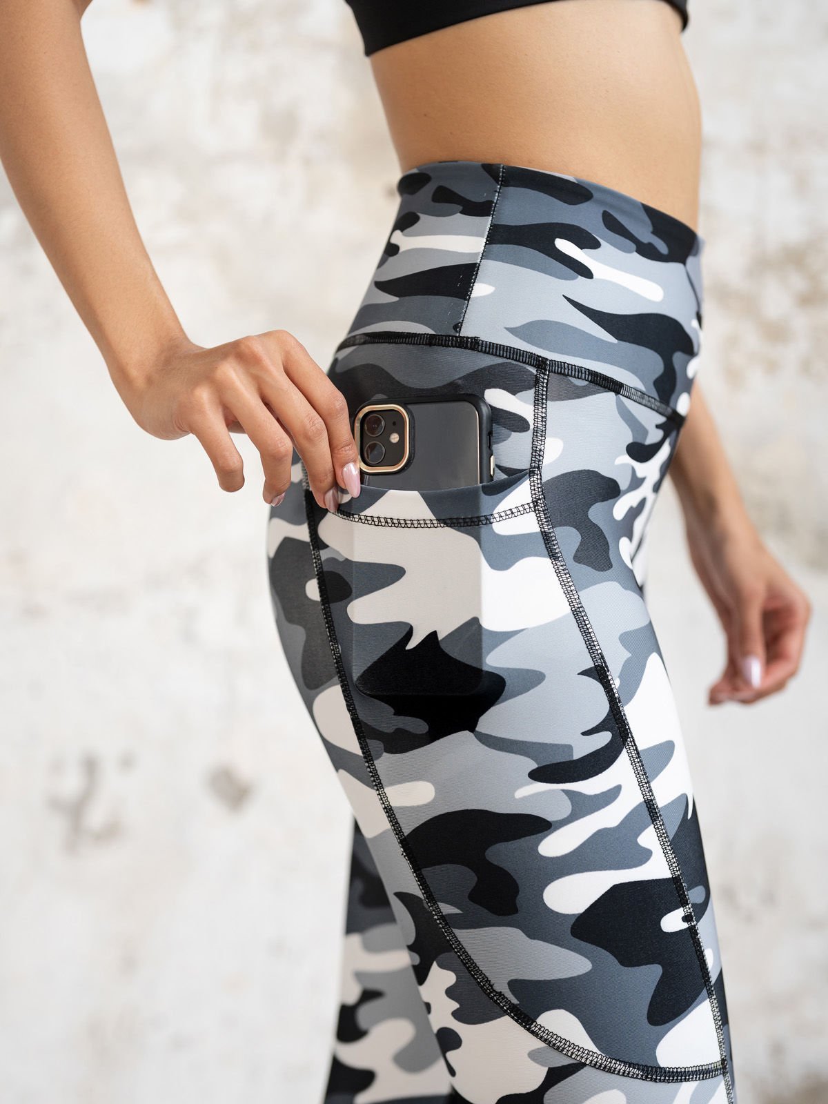 Kamuflaj Cepli Spor Tayt 847