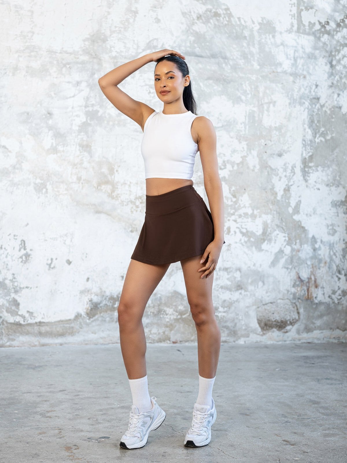 Tenis Eteği Kahverengi 490