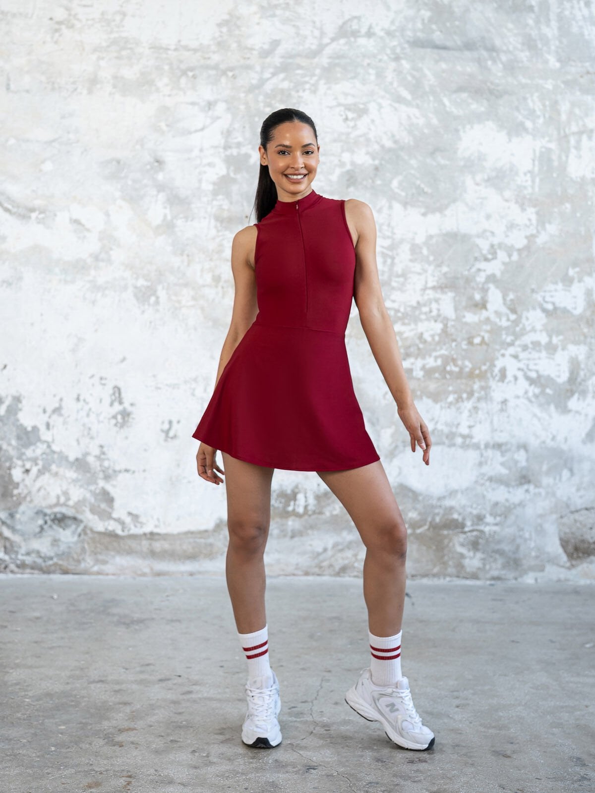 Tenis Tulumu Bordo Renk 3053