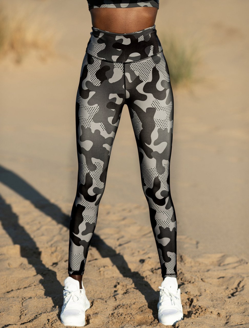 Desenli Ekstra Yüksek Bel Spor Tayt 716