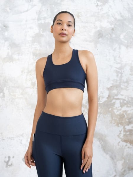 Lacivert Cepli Spor Tayt 988