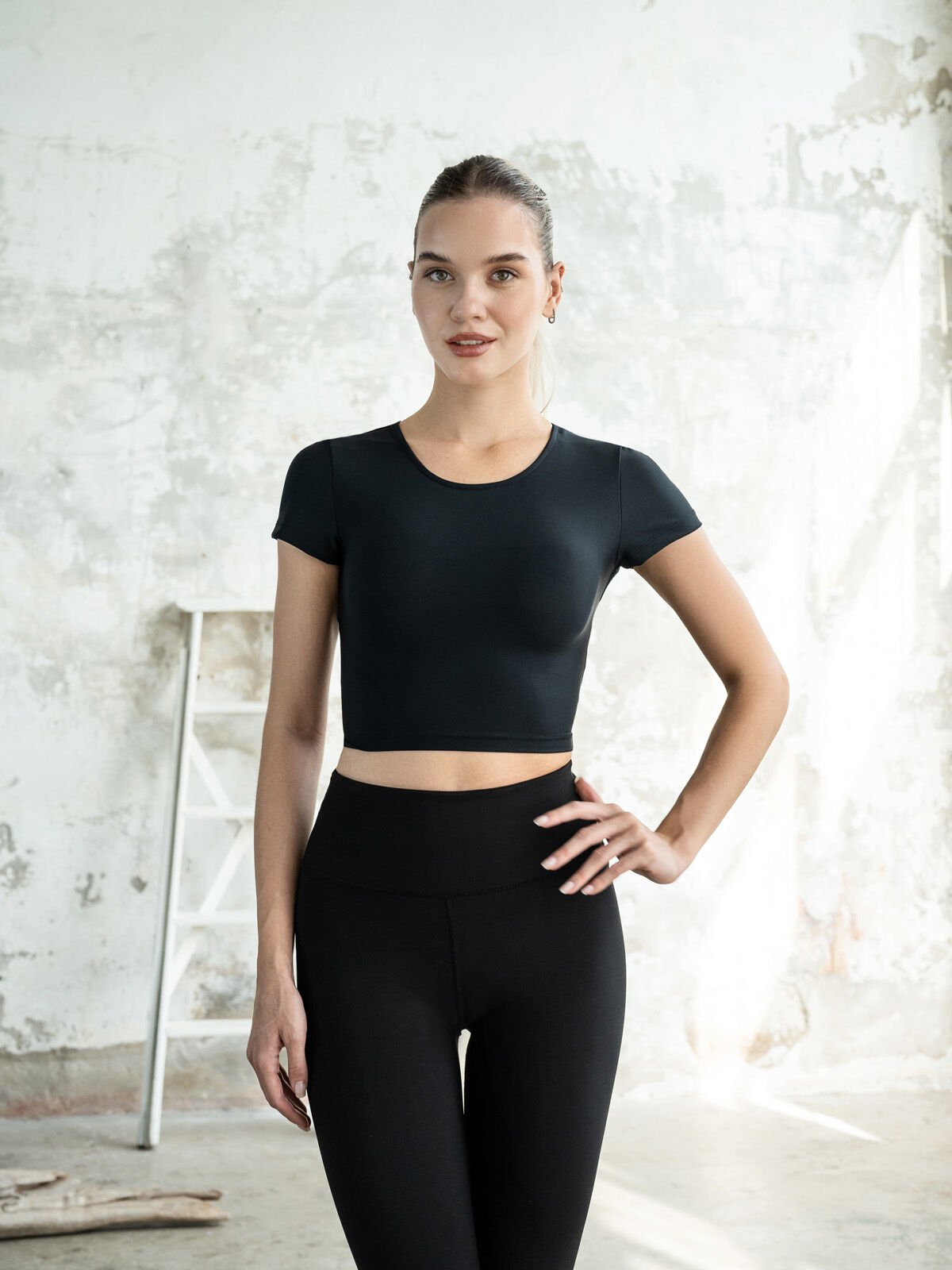 Larissa Spor Tshirt Siyah Renk 093