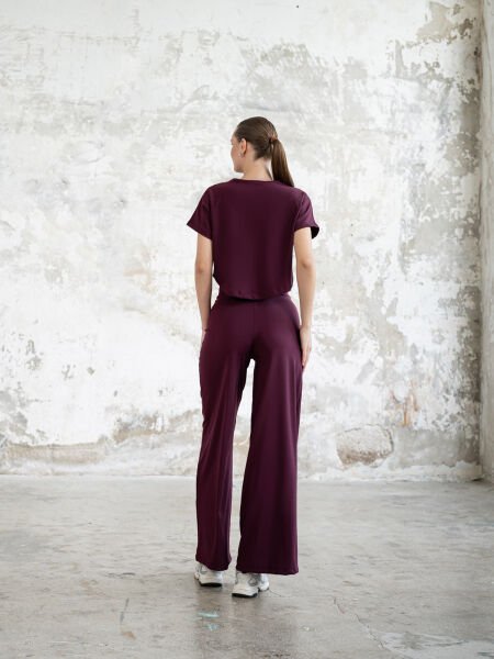 Yoga Pantalonu Mürdüm Rengi 506