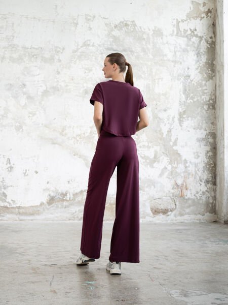 Yoga Pantalonu Mürdüm Rengi 506
