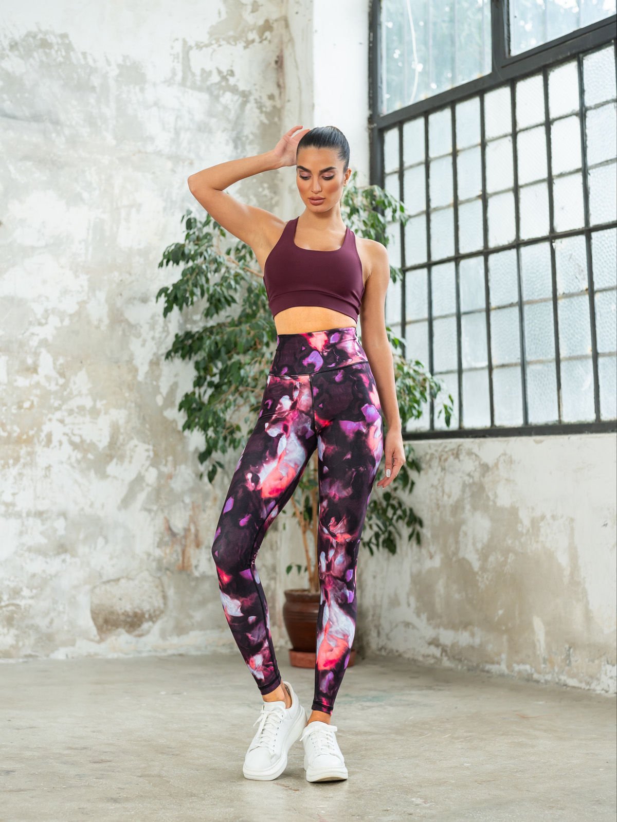 Marne Polyemid Spor Leggings 413
