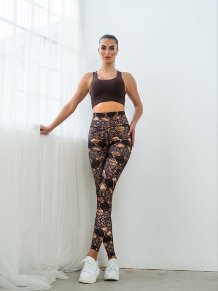 Marne Polyemid Spor Leggings 413