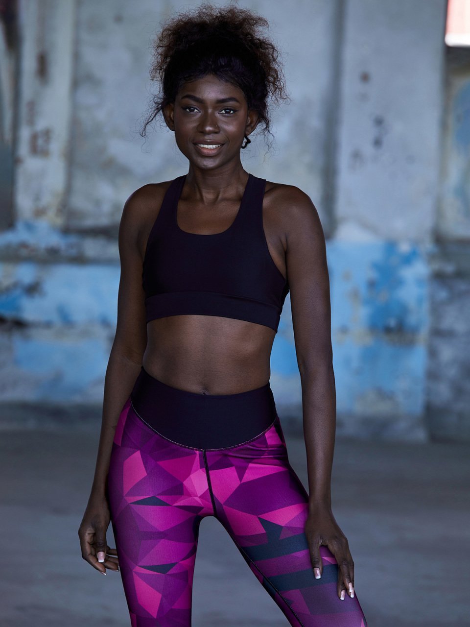 Desenli Ekstra Yüksek Bel Spor Tayt 735