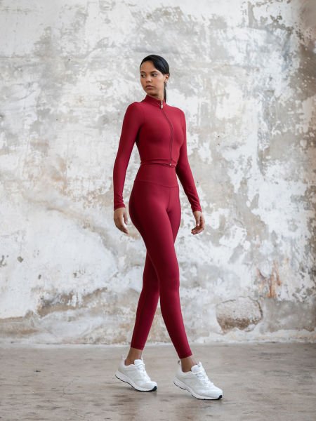 739 Bordo Scrunch Butt Leggings