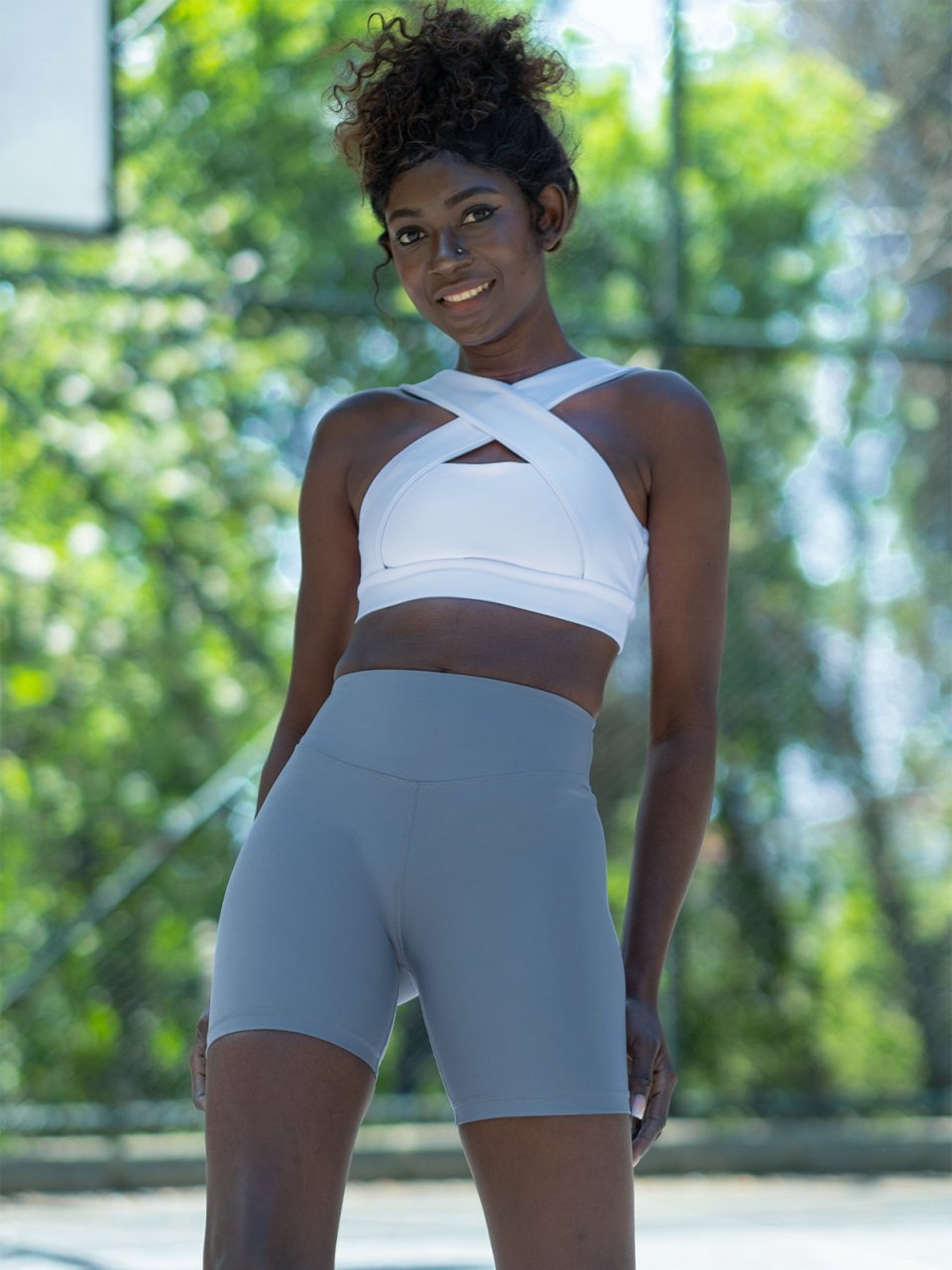 Midi Şort Su Mavisi 7020