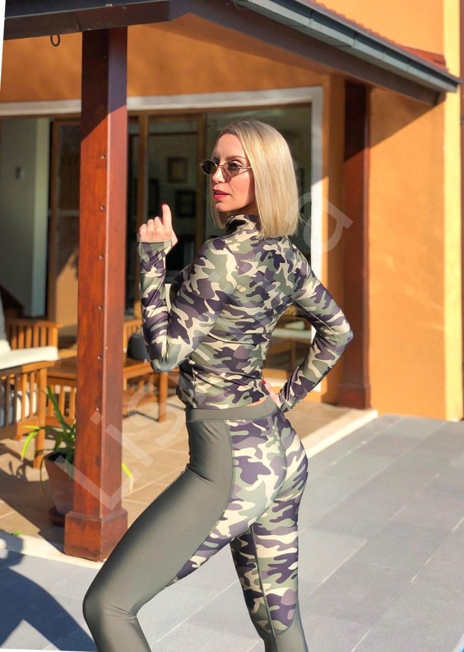 159 Kamuflaj Parmak Geçmeli